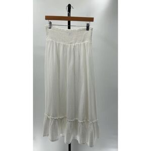 Quince White Maxi Skirt